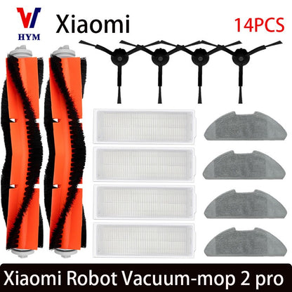 For Xiaomi Mi Robot Vacuum-Mop 2 Pro/Lite MJST1SHW MJSTL Hepa Filter Mop Cloth Main Side Brush Mijia Vacuum Cleaner Accessories