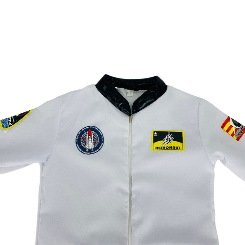 Astronaut Costume for Jumpsuit Role Play Astronaut Space Suit Halloween White Cosplay