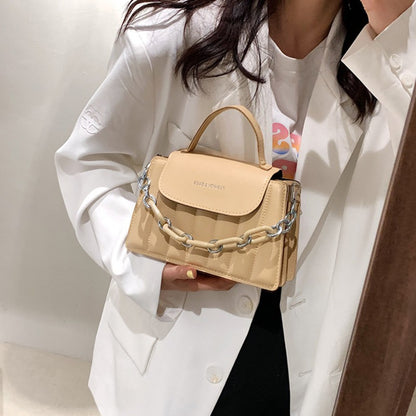 New Chains Shoulder Bag Women Solid Color Crossbody Bag Designer Messenger Handbag and Purse Luxury Top-handle Bag feminina