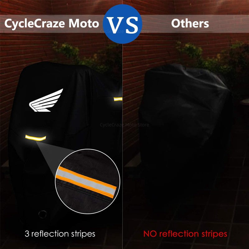 Capa de Moto Impermeável Externa Protetor UV contra Poeira e Chuva Para Honda CBR 125R 954 600 F4i 650F 650R 1100XX 1000F