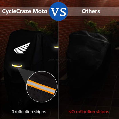 Capa de Moto Impermeável Externa Protetor UV contra Poeira e Chuva Para Honda CBR 125R 954 600 F4i 650F 650R 1100XX 1000F