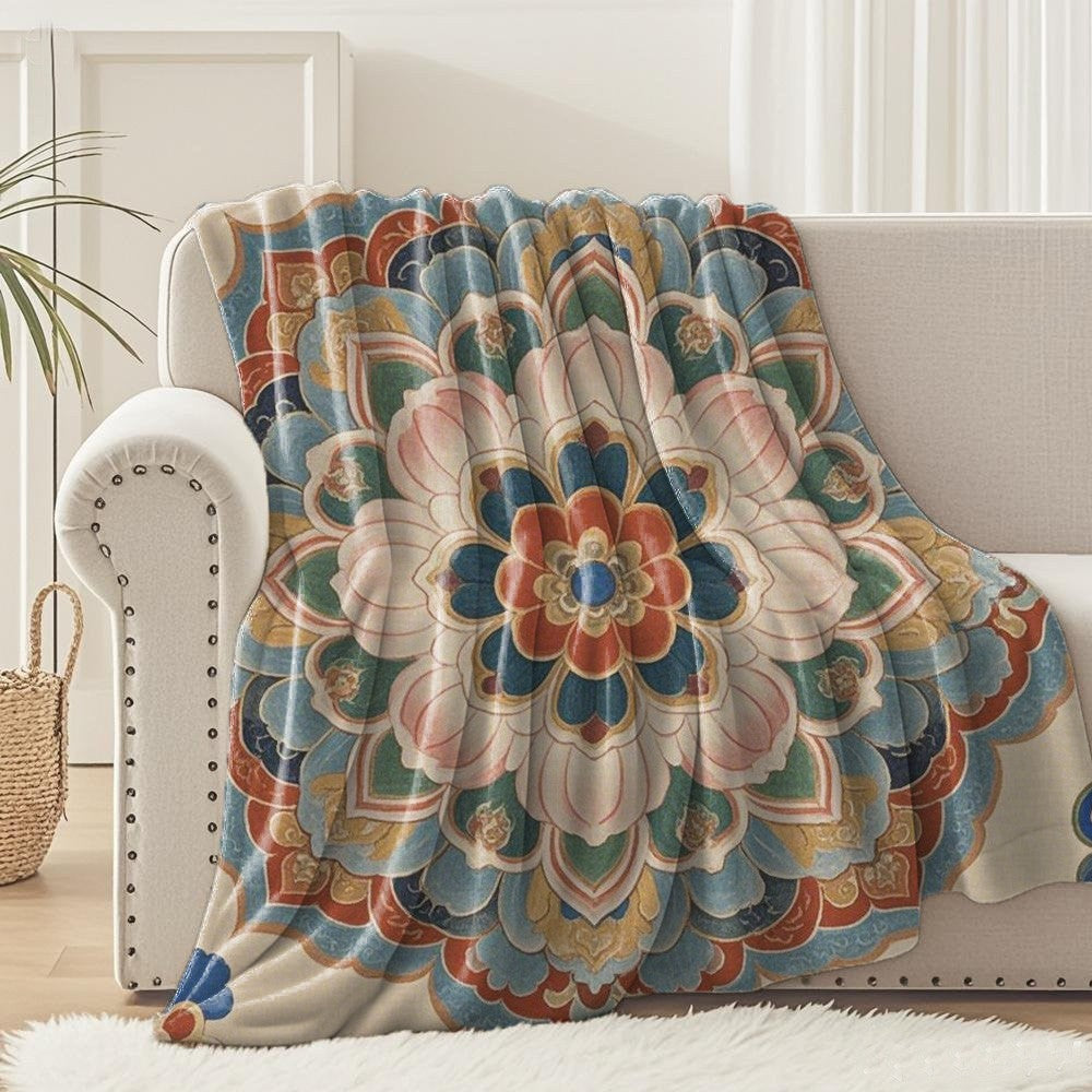 Heavyweight  Flannel | Festive Gift Selectio | Soft and delicate | Keep warm | Room Decor Blanket, Camping Stuff