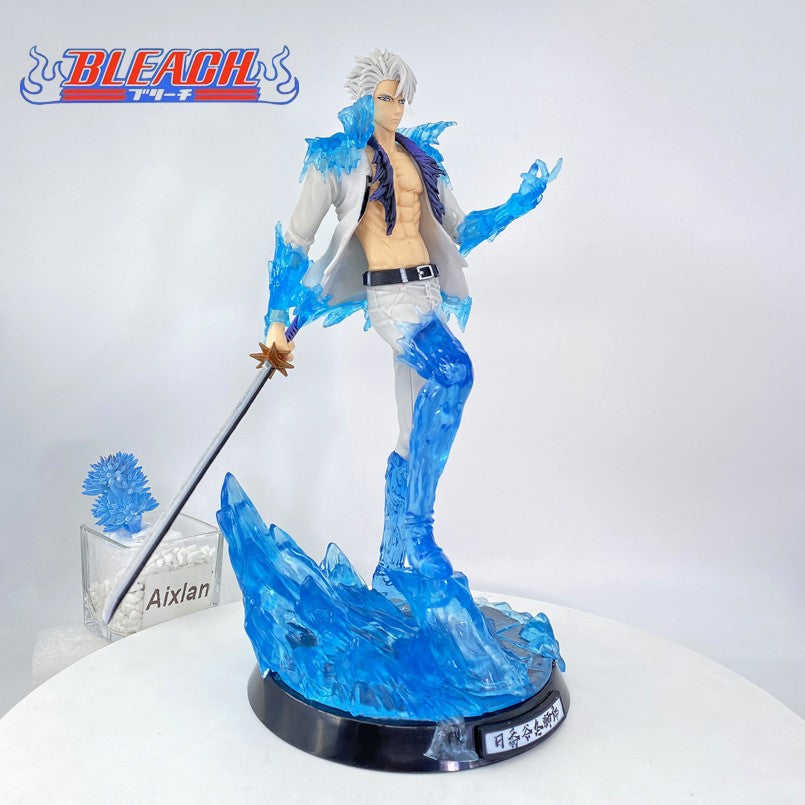 29cm BLEACH Anime Figure Hitsugaya Toushirou PVC Action Figure Boneco de Modelo Colecionável Brinquedo