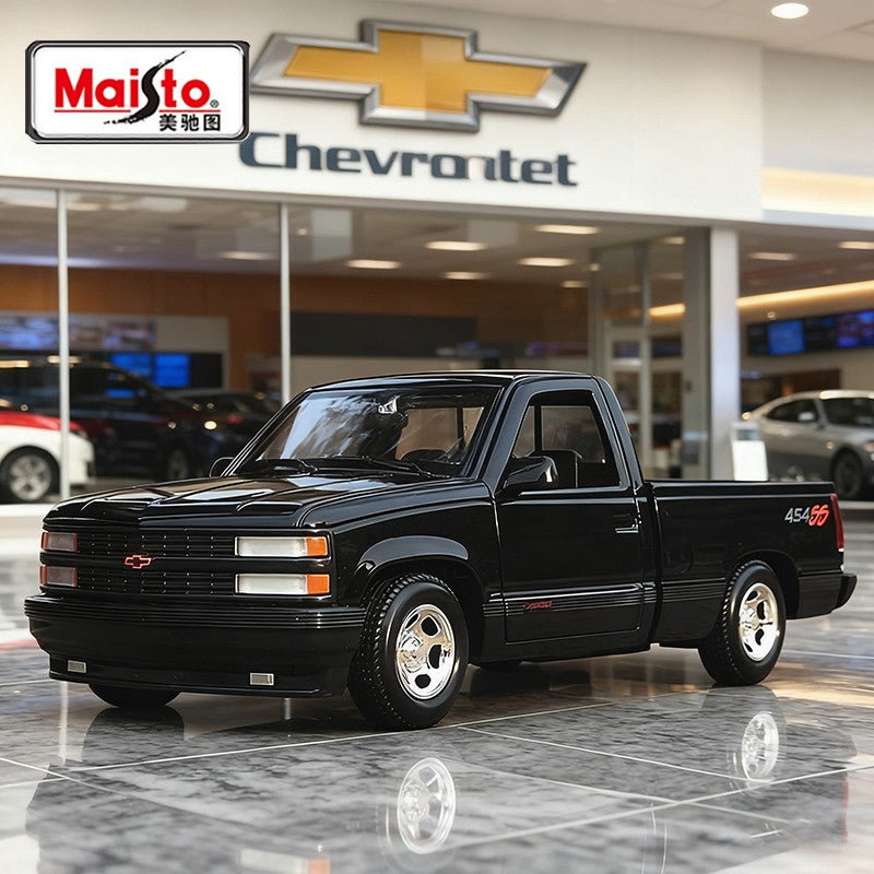 Maisto 1:24 Chevrolet 454 SS 1993 Picape Carros de Liga Diecast e Veículos de Brinquedo Carro Modelo Miniatura Carro Modelo em Escala Para Crianças