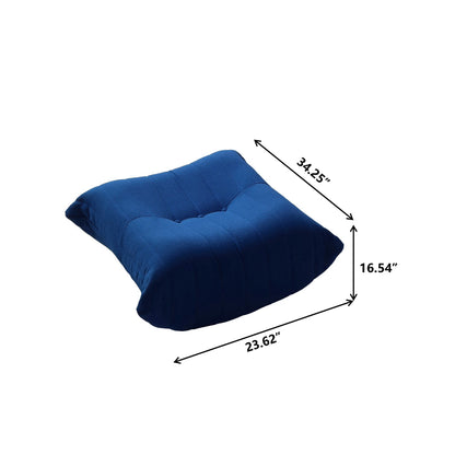 Teddy Fabric Bean Bag Sofas Comfy Lazy Floor Sofa Couch Soft Lounge Chairs Foam-Filled Accent Chair for Living Room Bedroom