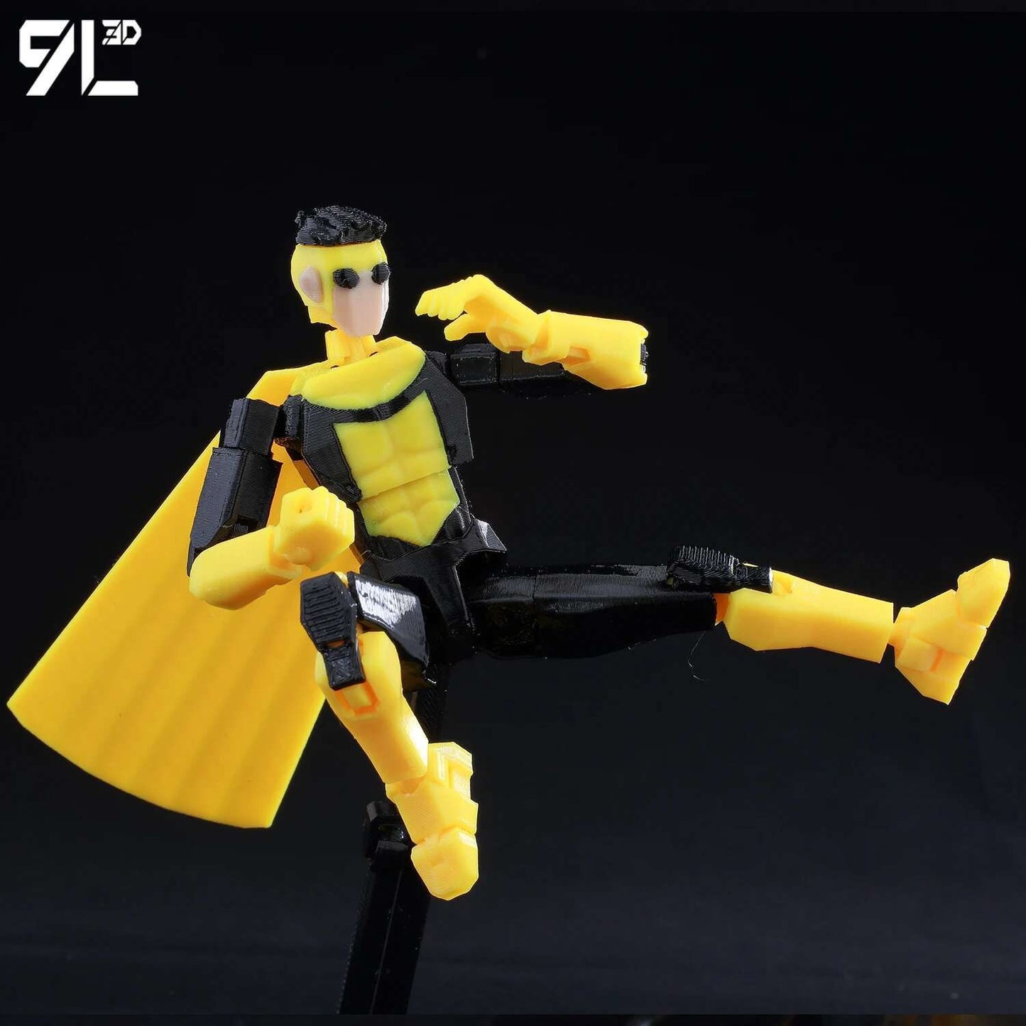 Boneco de Ação Multiarticulado 3D Impresso Dummy13 Homem-Aranha 9L3D Colecionável Marvel com Braços Articulados Boneco para Animação Stop Motion