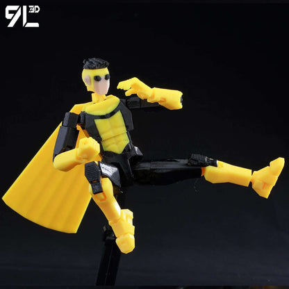 Boneco de Ação Multiarticulado 3D Impresso Dummy13 Homem-Aranha 9L3D Colecionável Marvel com Braços Articulados Boneco para Animação Stop Motion