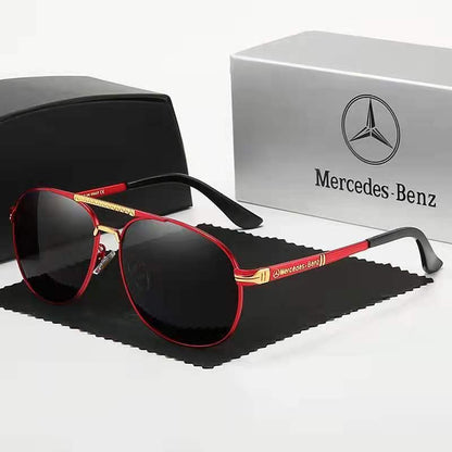For Mercedes Benz A B C E S V Class GLB GLC GLE AMG Pilot SLK SLC ML Car High Men Anti Glare Driver Goggles Polarized Sunglasses
