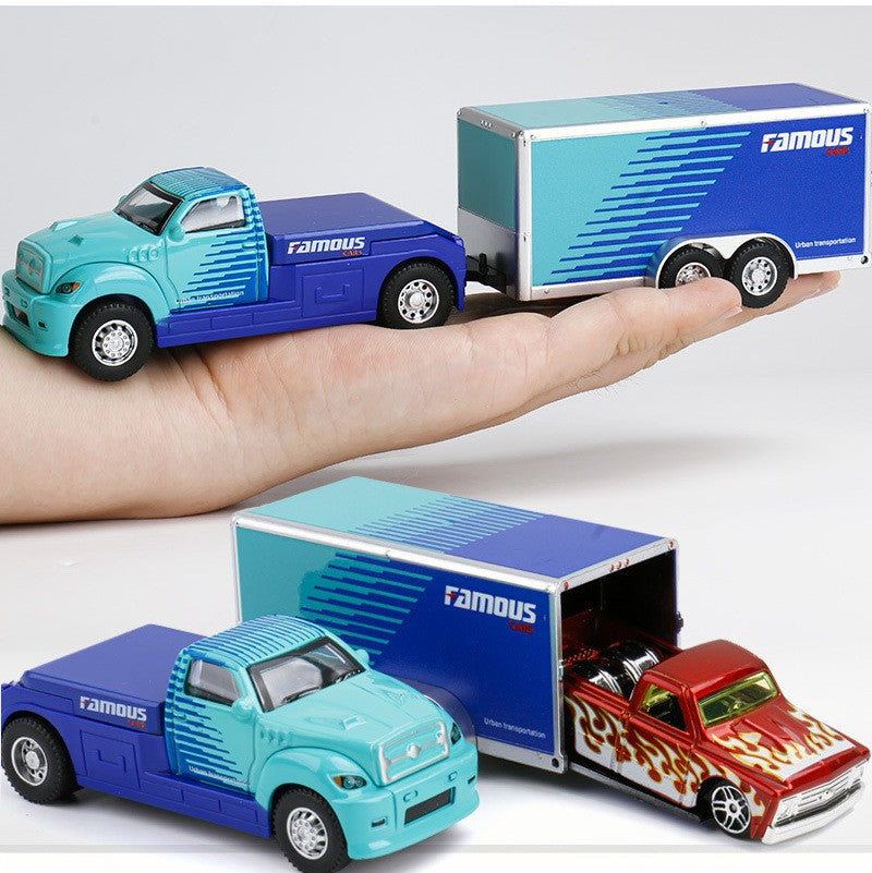 Caminhão Scania Contêiner 1:64 Caminhão Contêiner Americano Liga de Metal Diecast Modelo de Carro Veículos em Miniatura Colecionáveis Hobby Presente