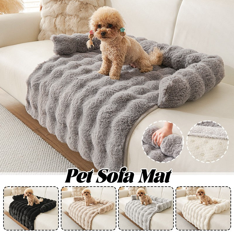 Inverno Quente Cama de Cachorro Sofá Capa Cobertor Super Macio Almofada Tapete para Cães Pequenos Travesseiro de Pescoço de Pelúcia Ninho de Gato Cama Para Perros
