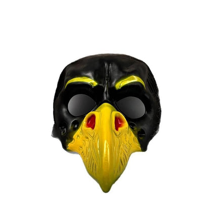 Halloween Cosplay Scary Eagle Face Mask NPC Funny Prank Scare Headgear For Party Ball Costume Prop Ideal For Halloween