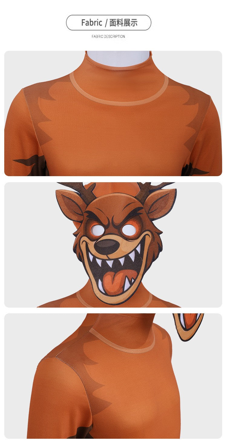 Game 99 Nights in The Forest Owl Monster The Ram Costume Adult Secret The Horror Deer VS Owl Costumes Cartoon Animal Dressing