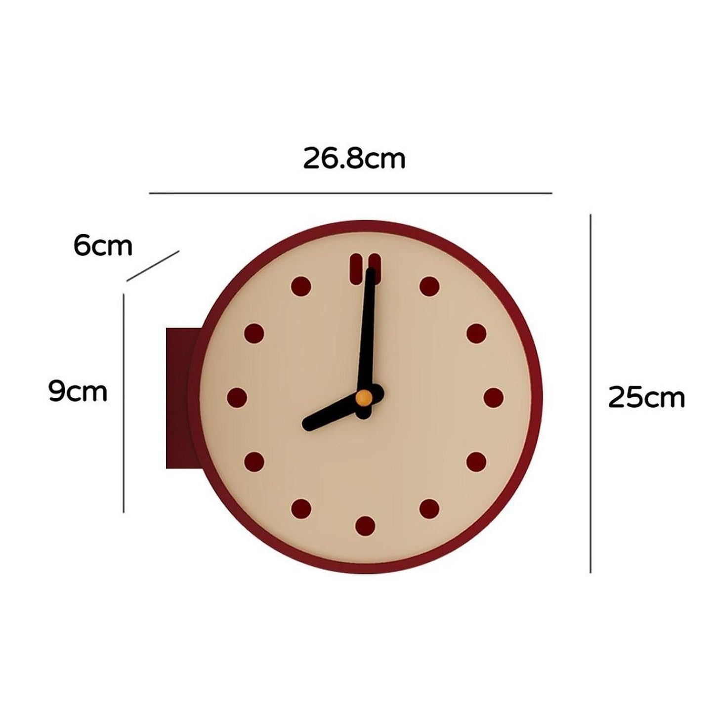 Corner Wall Clock Tabletop Clock Decorative Modern Watch Craft Art Stylish