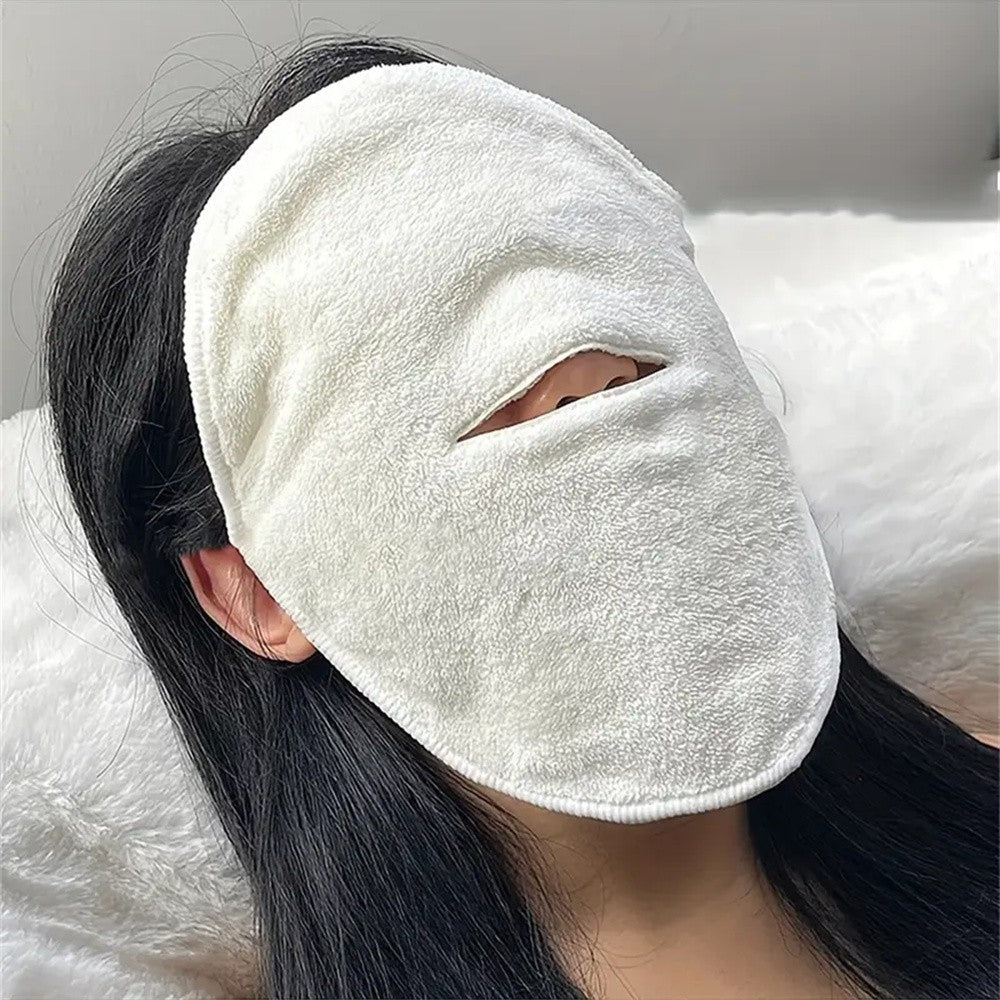 Hot Compress Face Towel Masks Reusable Facial Steamer Towel For Hot Cold Skin Care Sooth Moisturizing Beauty Tool For Home Salon