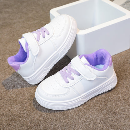 2025 Girl shoe spring Autumn Boy White Shoe Casual Running kid Shoe Anti Slip Soft Sole Sneaker kid tenis Hot selling item