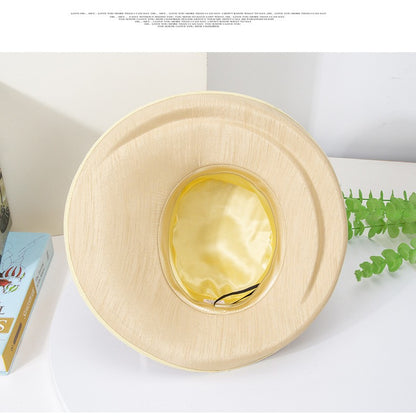 Fashion Luxury Feather Tea Party Church Photography Hat Elegant Flower Female Wide Brim Banquet Fascinator Wedding Formal Hats