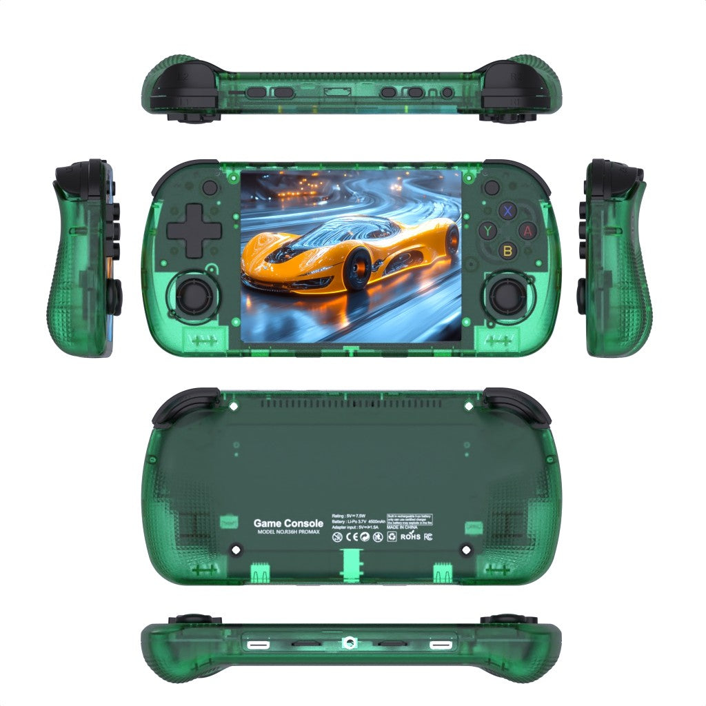 BOYHOM R36H PRO Retro Handheld Video Game Console Linux System 4.2 Inch IPS Screen R36HPROMAX Portable Pocket Video Player 64GB