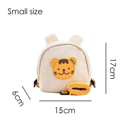 Mochilas Infantis de Lona, Bolsas Escolares de Jardim de Infância, Urso, Coelhinho, Coreana, Antiperda, Bolsas Infantis para Meninas, Meninos, Mochilas Infantis para Viagem