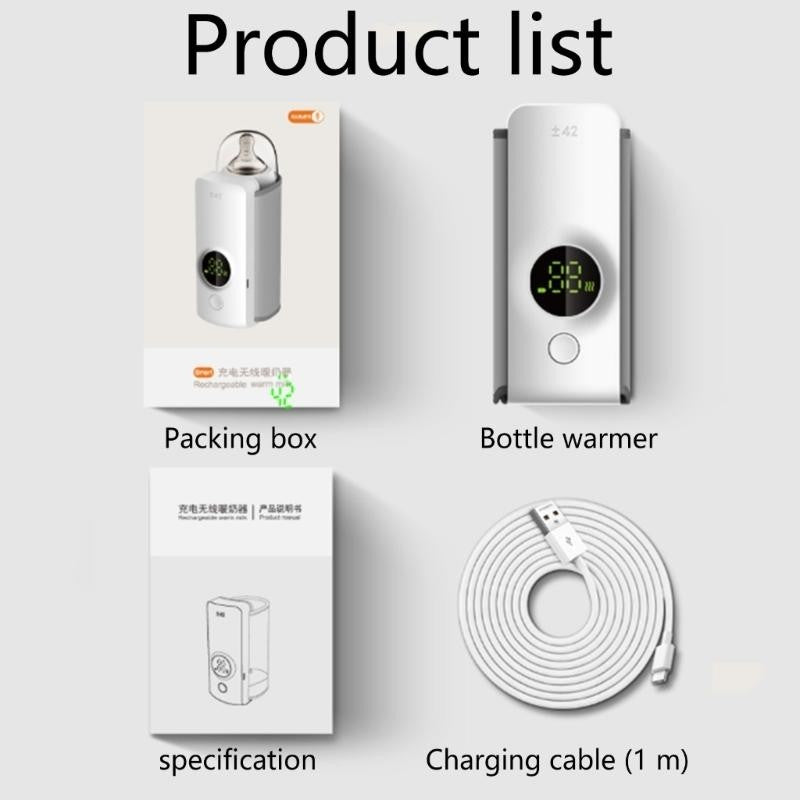 J15U Versatile Portable Bottle Warmer Efficient Travel Bottle Warmer Easy Carry for Keeping Baby Drink Warm While Traveling