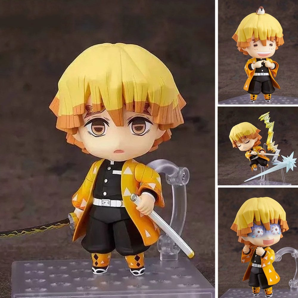 Bonecos de Anime Demon Slayer Inosuke #1361 Tanjirou #1193 Nezuko #1194 Zenitsu #1334 Brinquedos de PVC Figura de Ação Giyuu Kimetsu no Yaiba