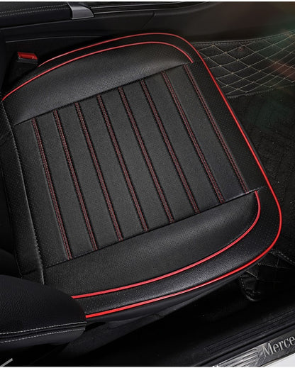 1Pcs PU Leather Car Universal Seat Cover Interior Auto Seat Kits Cushion Four Seasons Protector Mat Front Rear Rows Accessories