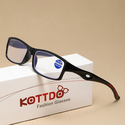 Fashion Reading Glasses Man Sport Non-Slip Anti Blue Light Women Style High Definition Computer Eyeglass+1.0+2.0+3.0+4.0
