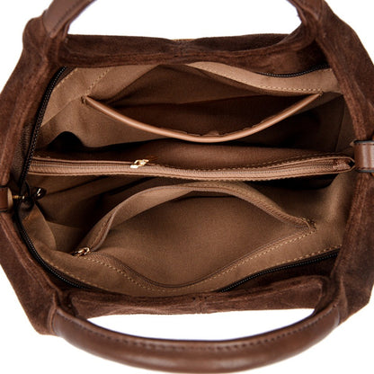 Genuine Brand Suede Handbags Soft Leather High Quality Women Bag Small Casual Female Messenger Shoulder Bag Ladies Crossbody Bag