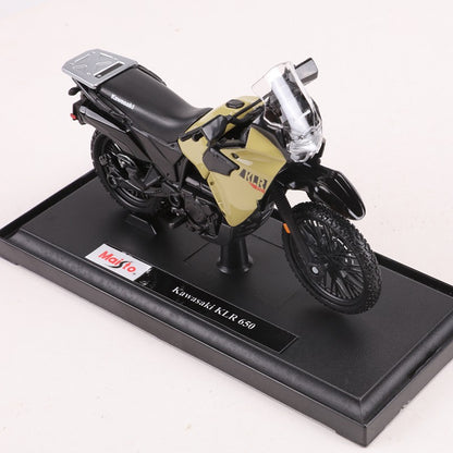 Maisto 1:18 Kawasaki KLR 650 Moto Simulação de Carro Liga Modelo de Carro
