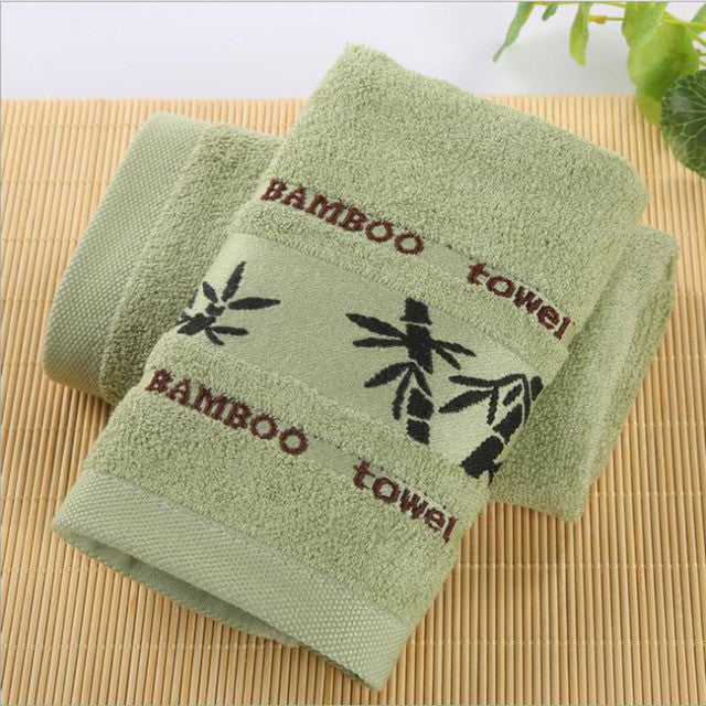 1/5/10pcs Bamboo Fiber Hand Bathroom Towels Natural Cool Embroidery Soft Quick-drying Hand Bath Towels For Bathroom Gym Shower
