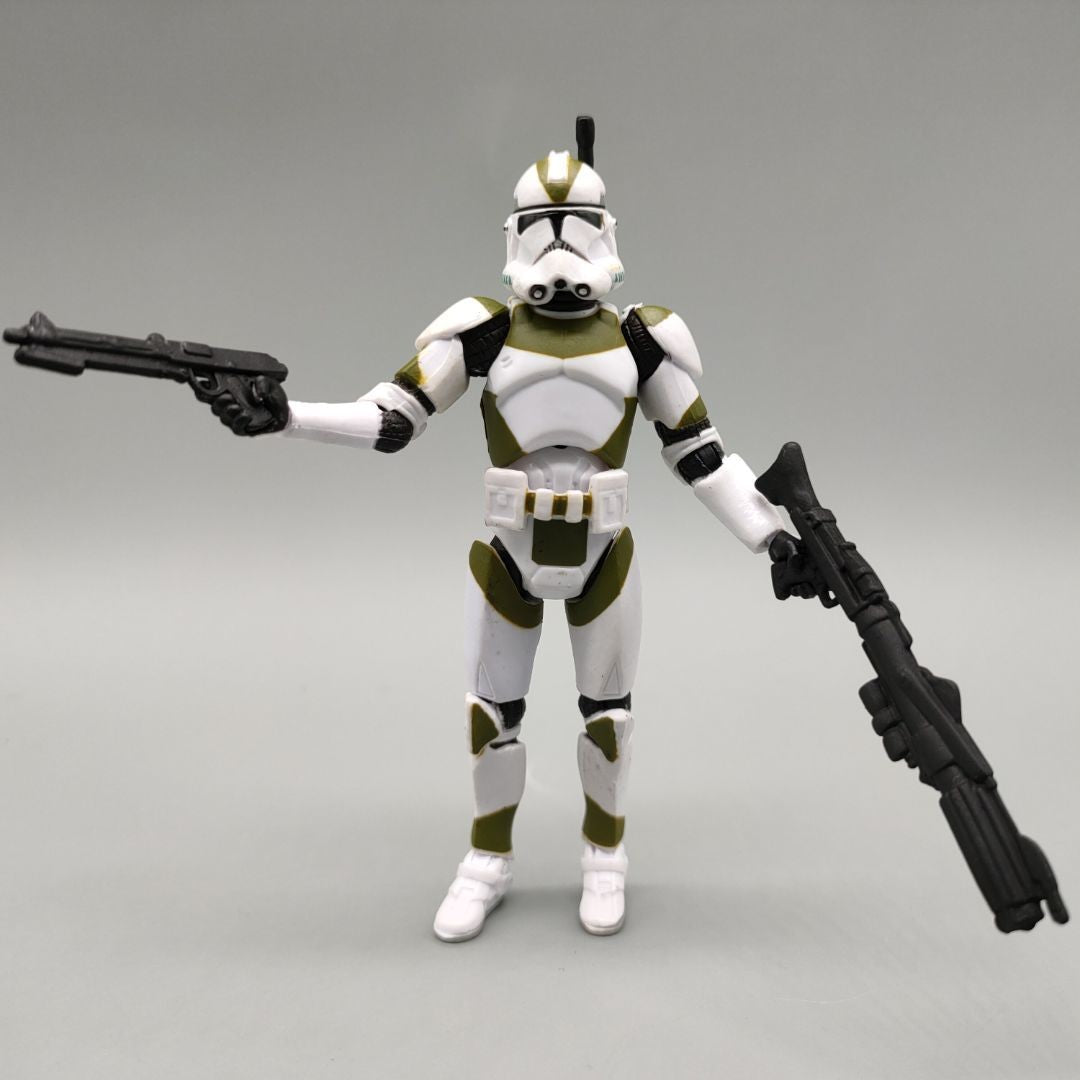 Lote de 3 Bonecos Soltos Star Wars Elite Force 501st 442nd Shadow Utapau Gree Shock Battalion Trooper 3.75" Coleção