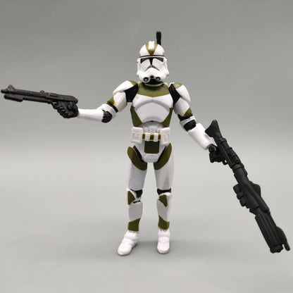 Lote de 3 Bonecos Soltos Star Wars Elite Force 501st 442nd Shadow Utapau Gree Shock Battalion Trooper 3.75" Coleção