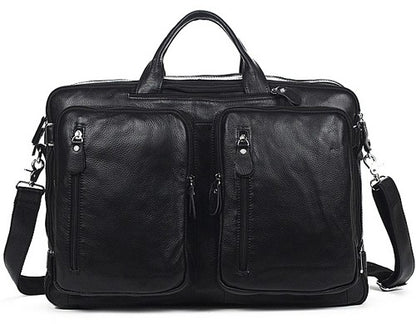 Bolsa de Viagem Masculina de Couro Genuíno Legítimo de Grão Integral Multifuncional, Bolsa de Viagem de Couro, Bolsa de Viagem Grande, Bolsa de Fim de Semana