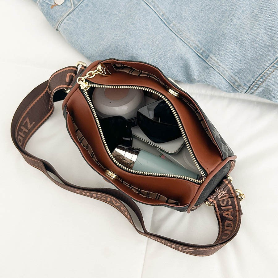 New Luxury High Quality Women Messenger Bag Famous Designer Lady Shoulder Bags Fashionable Checkered Trendy Crossbody Sac A Main