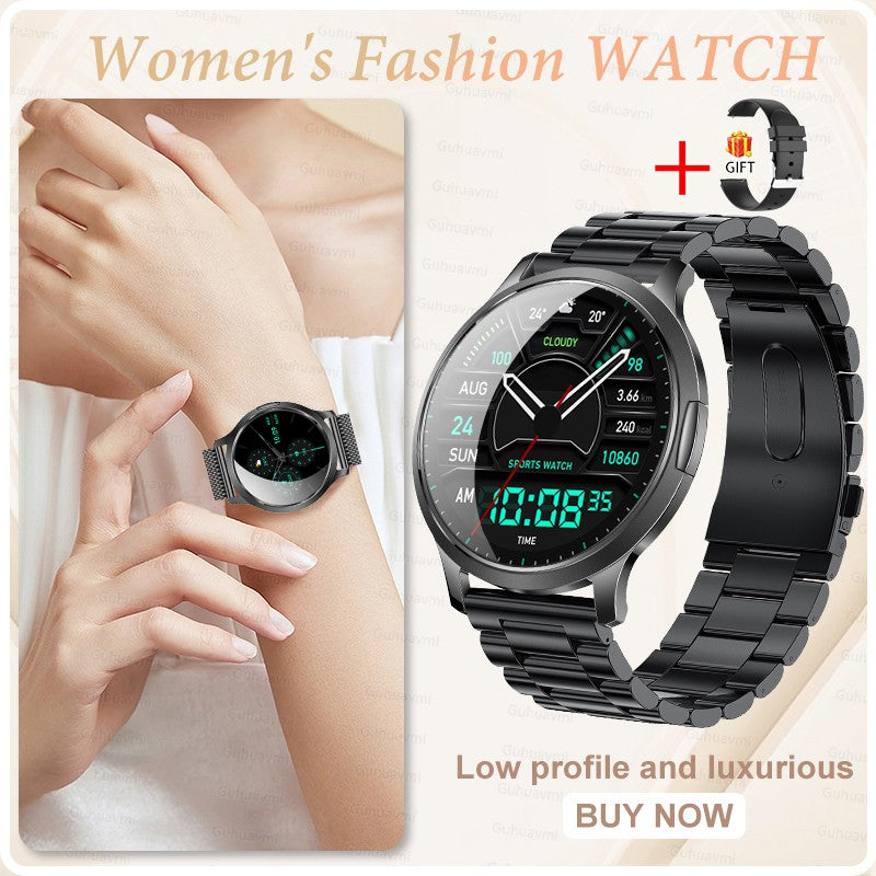 2026 New NFC Smart Watch Women 7.3mm Ultra-Thin 1.32" AMOLED HD Screen Sport Fitness Bluetooth call Luxury Smartwatch Women Gift