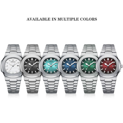 CRRJU  Men Watch 2024 Luxury Top Brand Quartz Watches Business Simple Ultra Thin Luminous Wristwatch Men's Clock Reloj Hombre