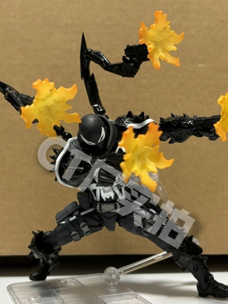 2024 Agent Venom Action Figure CT Version Kaiyodo Anime Figurine Marvel PVC Movable Collection Eugene Thompson Ko Model Toy Gfit