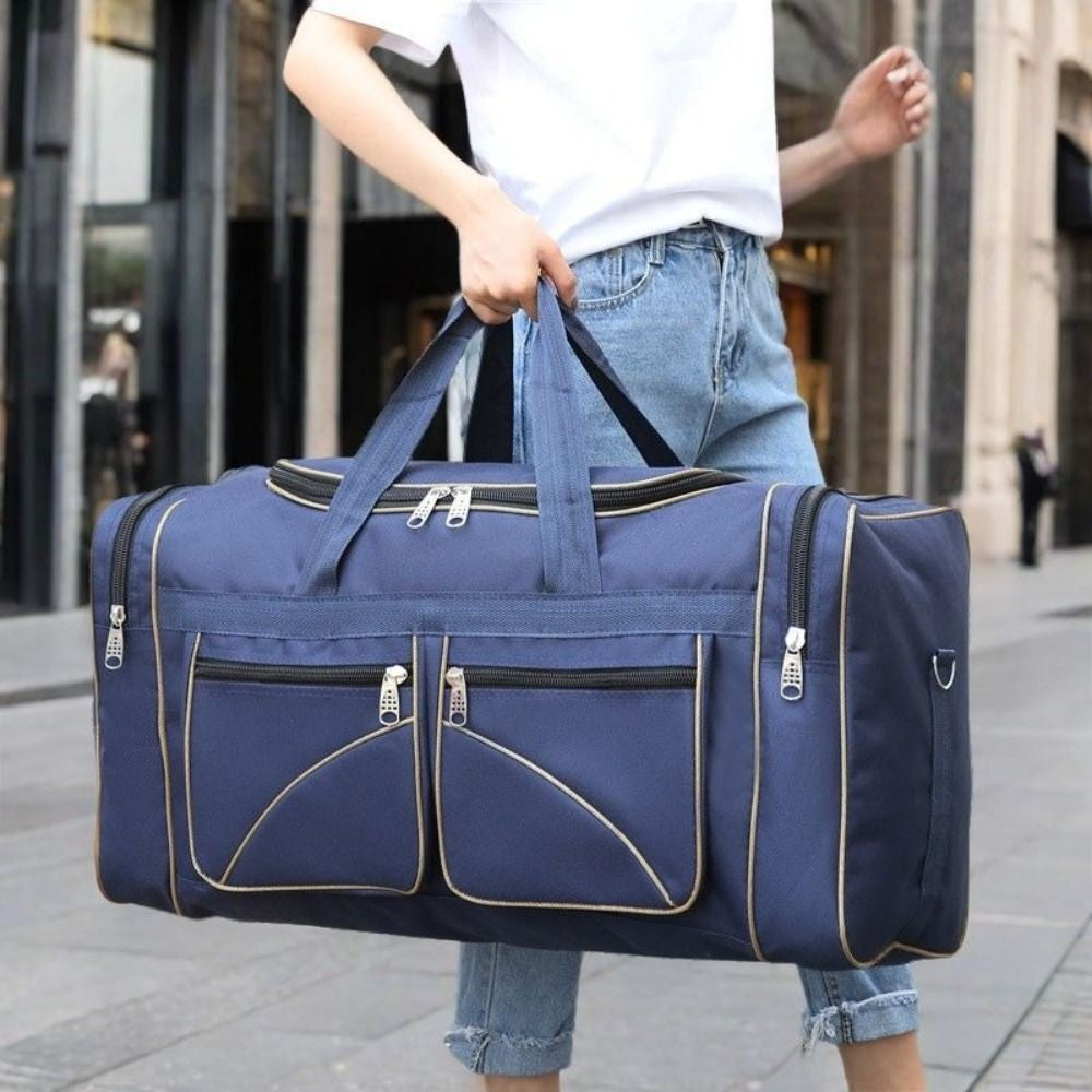 Large Capacity Travel Duffel Bag Waterproof Durable Outdoor Sports Bag Multi-pocket Oxford Cloth Large Travel Bag Gym Workouts