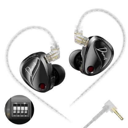 KZ Duonic HiFi Earphones with Super Stroke Three Magnetic Planar Driver HM Acoustic Tuning