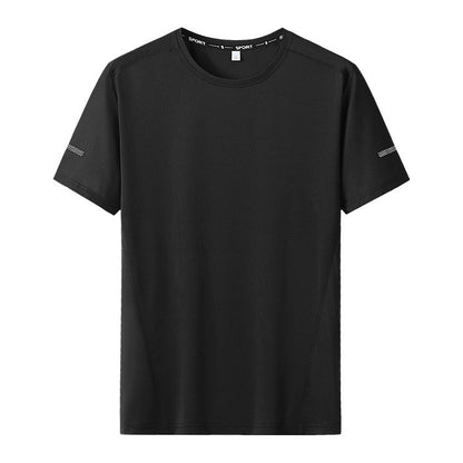 T-shirt Big Size 9XL for Men Quick Drying T-shirt for Men Round Neck Plus Size Short Sleeve Oversized T Shirt