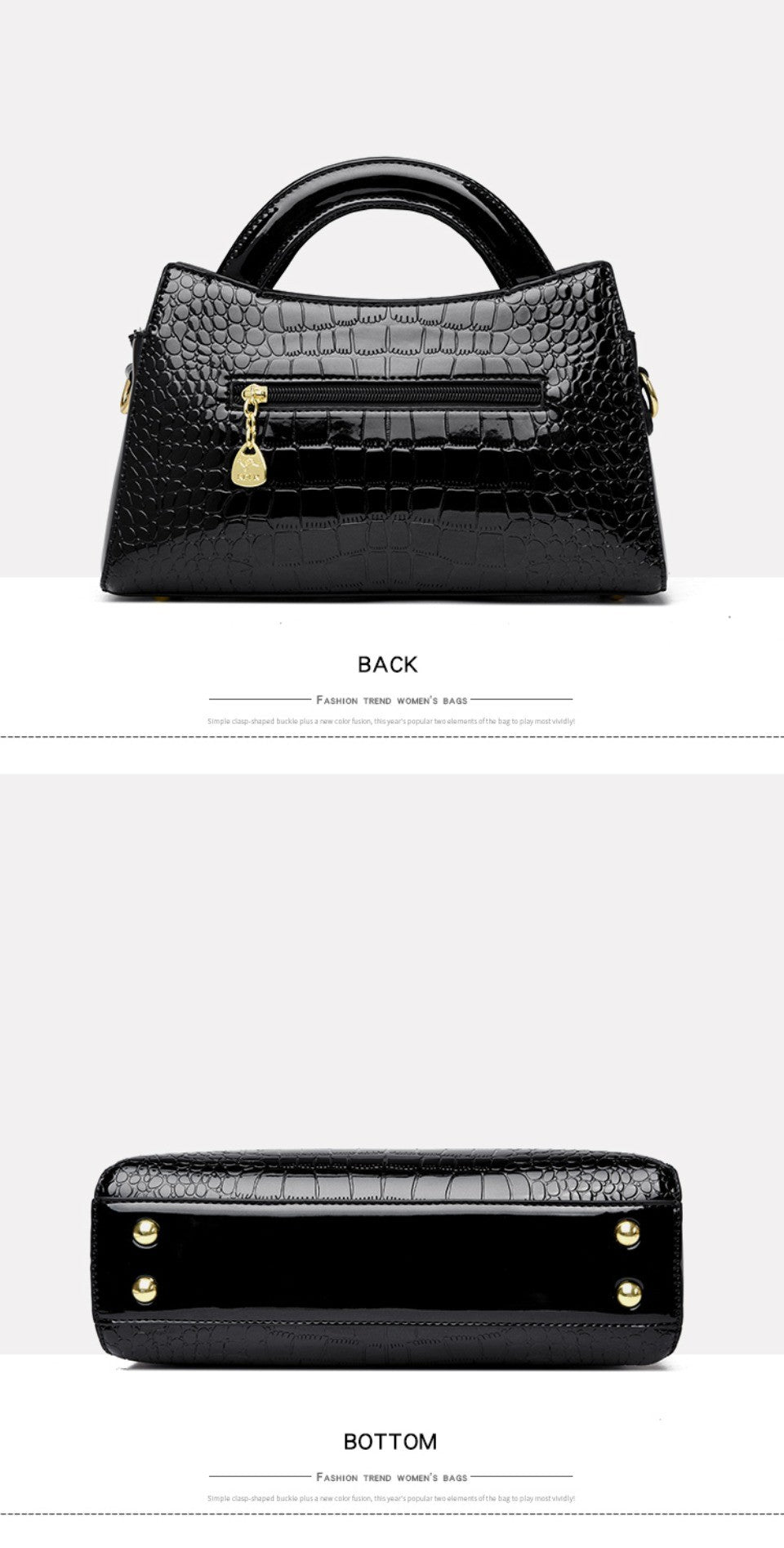 KAIDIFEINIROO Kangaroo Brand Alligator Pu Leather Shoulder Crossbody Bag Clutch Hand Bags for Mother Small Women Handbags New