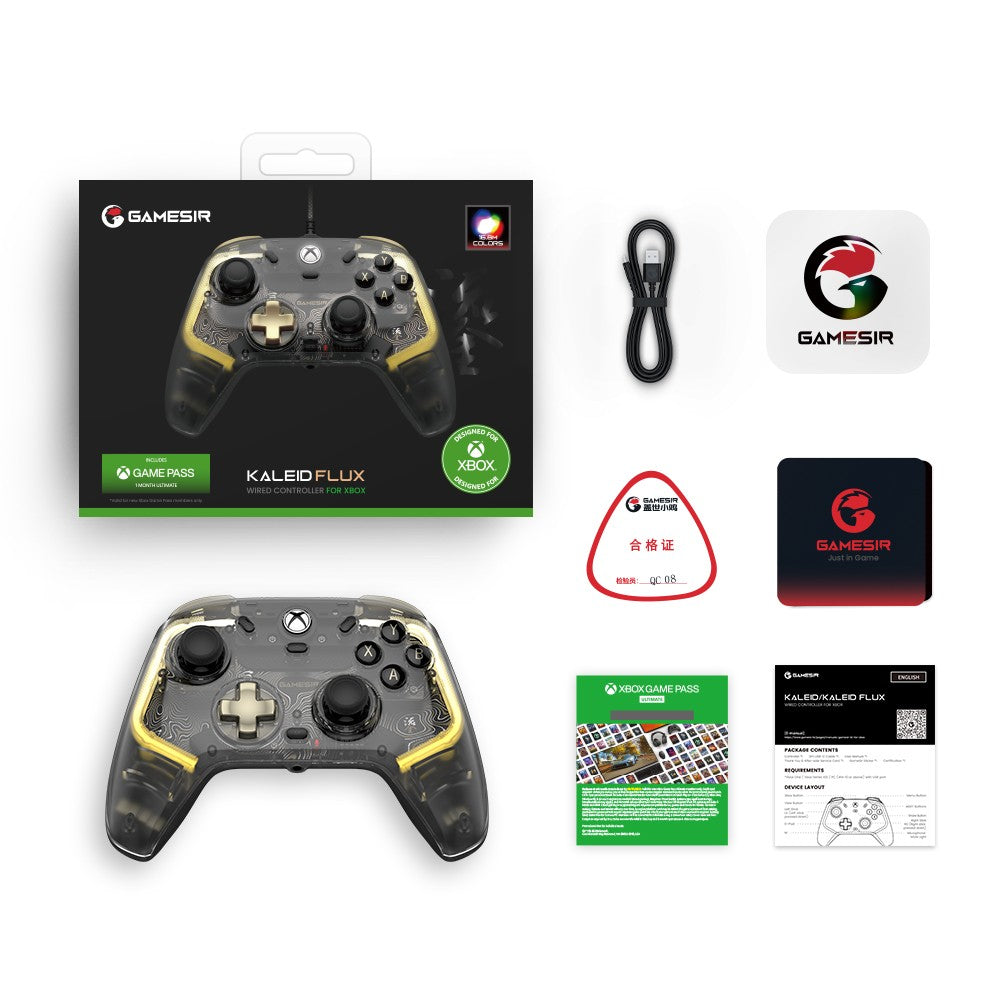 GameSir Kaleid Xbox Gaming Controller Wired Gamepad for Xbox Series X, Xbox Series S, Xbox One, with Hall Effect Joystick