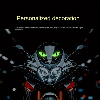 Motorcycle Screen Devil's Eye AI Voice Control LED Display USB Pixel Panel Lights APP Programmable Flexible RGB Matrix Screen