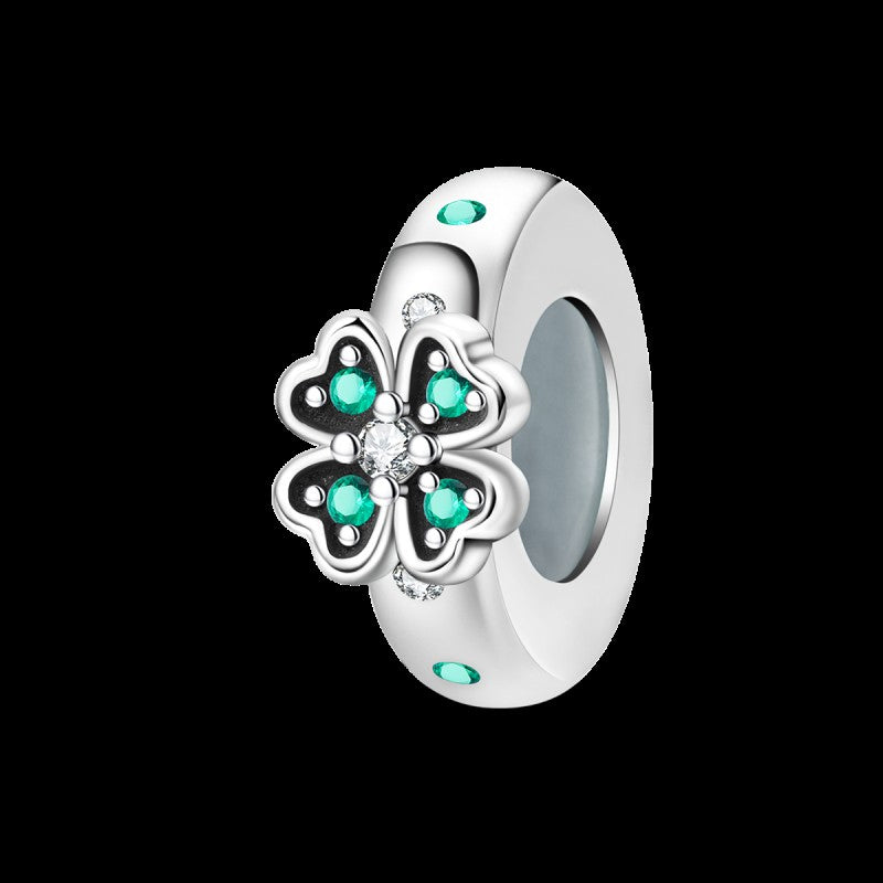 925 Sterling Silver Green Series Flower Tree Apple Pendant DIY Fine Beads Fit Original Charms Bracelet Women Jewelry Diy
