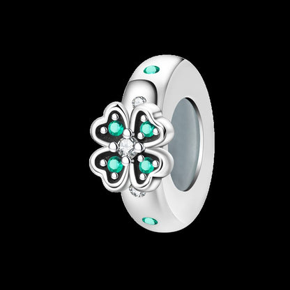 925 Sterling Silver Green Series Flower Tree Apple Pendant DIY Fine Beads Fit Original Charms Bracelet Women Jewelry Diy