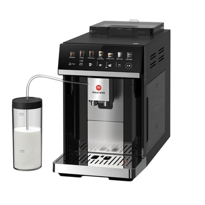 Máquina de Café Expresso Automática Mcilpoog M3 – Espumador e Reservatório de Leite Integrados, 7 Variedades de Café, Tela Sensível ao Toque