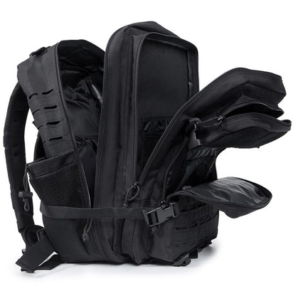 Mochila Tática 45L survival Bag Hunting MOLLE Backpack GYM Para Homens EDC Outdoor Hiking Rucksack com Suporte para Garrafa