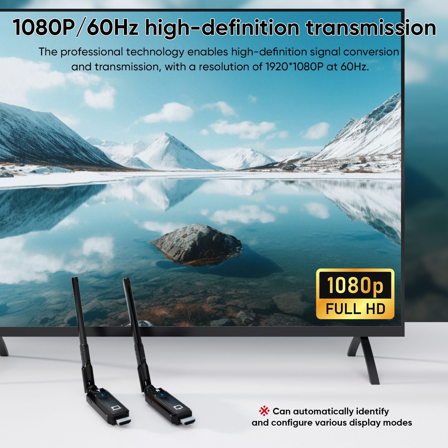 400M 1080P 5G Wireless HDMI Audio and Video Transmitter Receiver Extender for  Camera Laptop PC PS3/PS4 To TV Monitor Projector