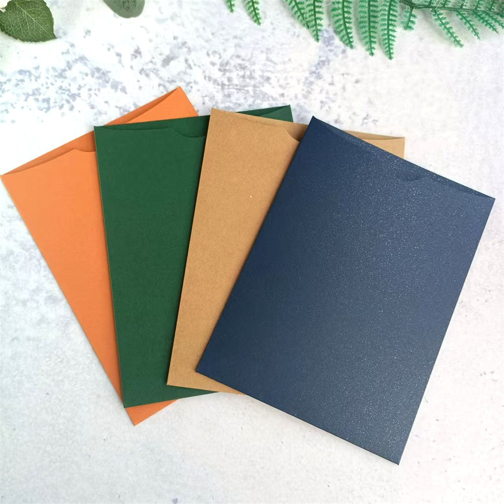 Customized Invitation Envelope, Personalized Wedding Card Holder, Blank Pocket Envelop 50 Sets