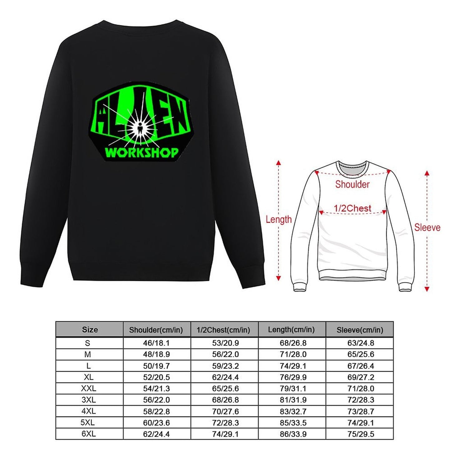 Alien Workshop Pullover mens clothing tracksuits japanese style clothes for men anime sweatshirt