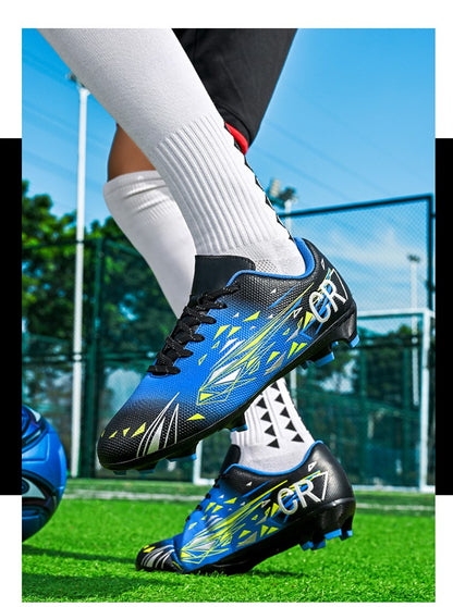 New Men Professional Soft Football Boots Sneakers Match Soccer Shoes Ultralight Futsal High-quality TF/FG Unisex Hot Sale Cleats